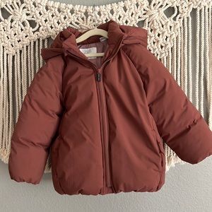 Zara girls puffer jacket size  4-5